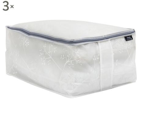 Set of 3 covers for DomoLiving clothes rack, in polypropylene